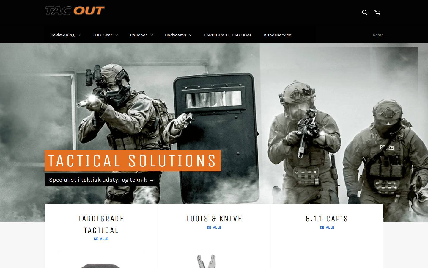 TacOut homepage screenshot