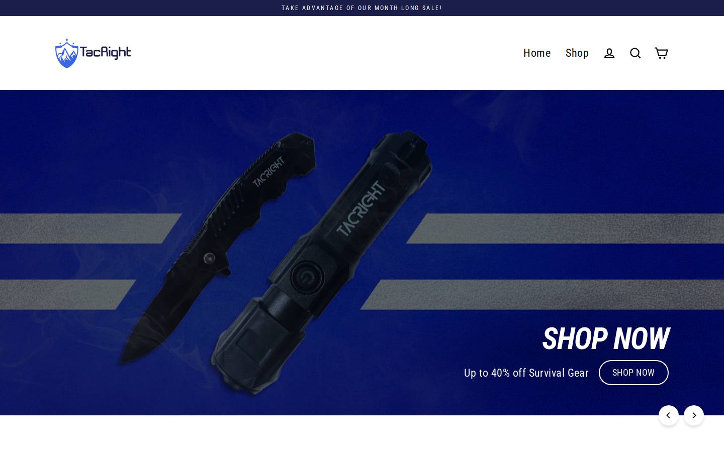 tacright.com homepage screenshot
