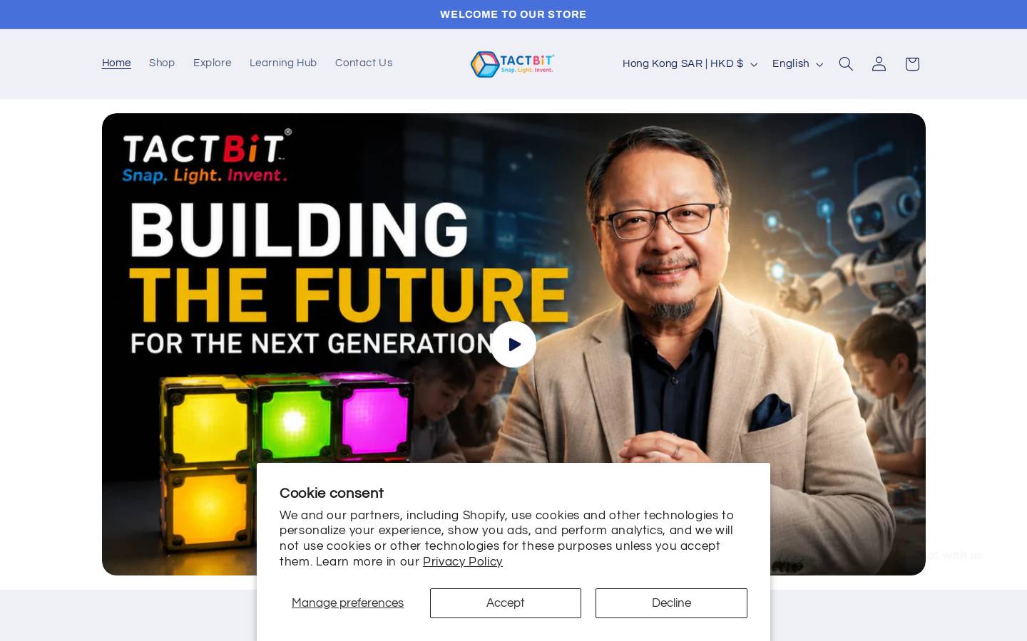 tactbit.com homepage screenshot
