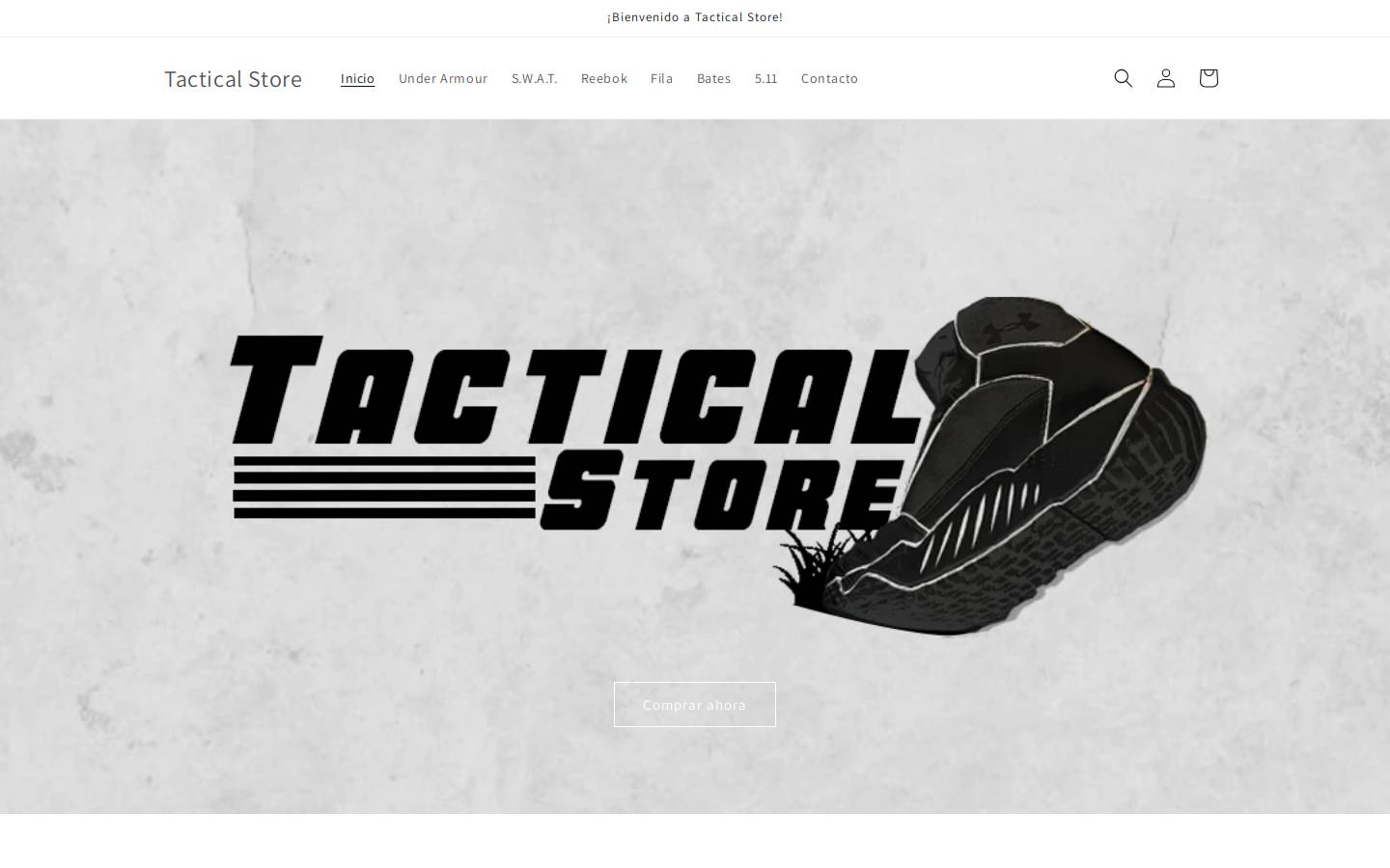 tacticalstoremx.shop homepage screenshot