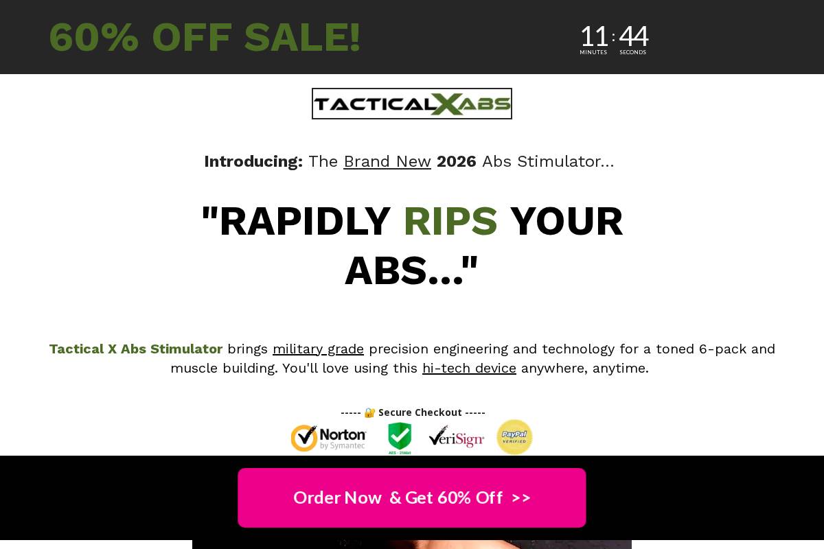 Tacticalxabs homepage screenshot