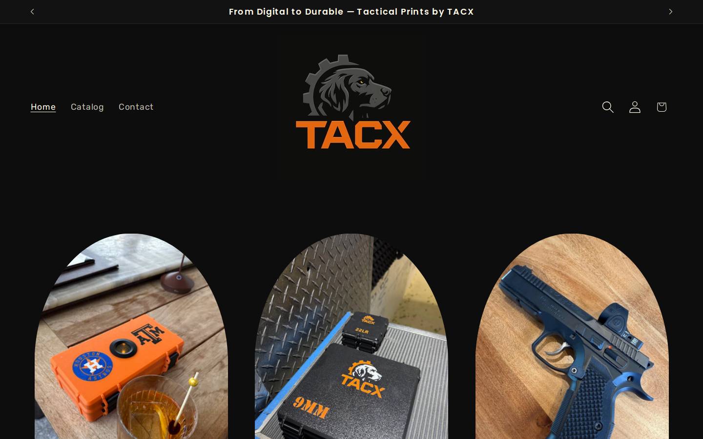 tacxcustoms.com homepage screenshot
