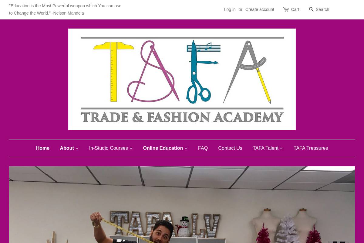 tafalv.com homepage screenshot