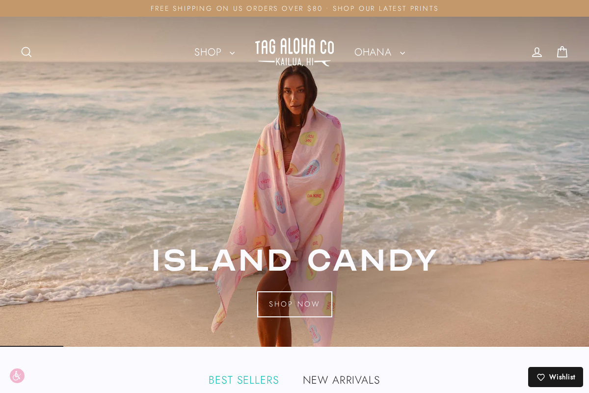 tagaloha.com homepage screenshot