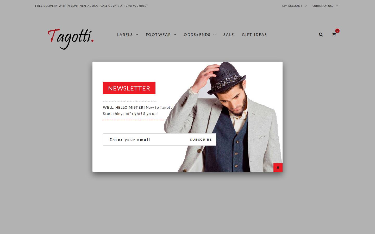 tagotti.com homepage screenshot
