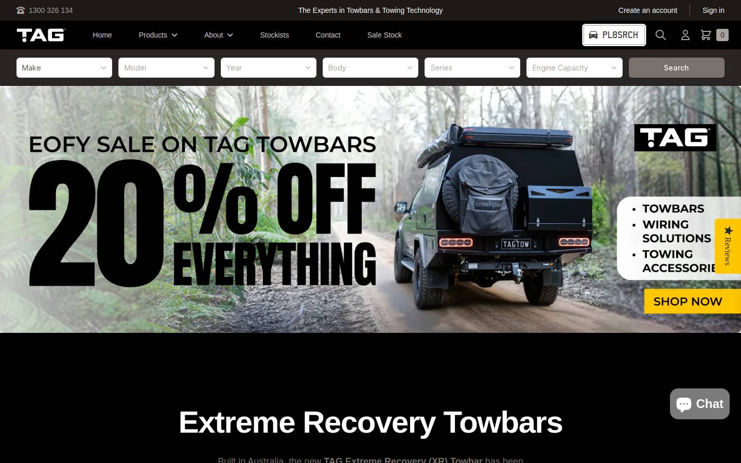 tagtowing.com.au homepage screenshot