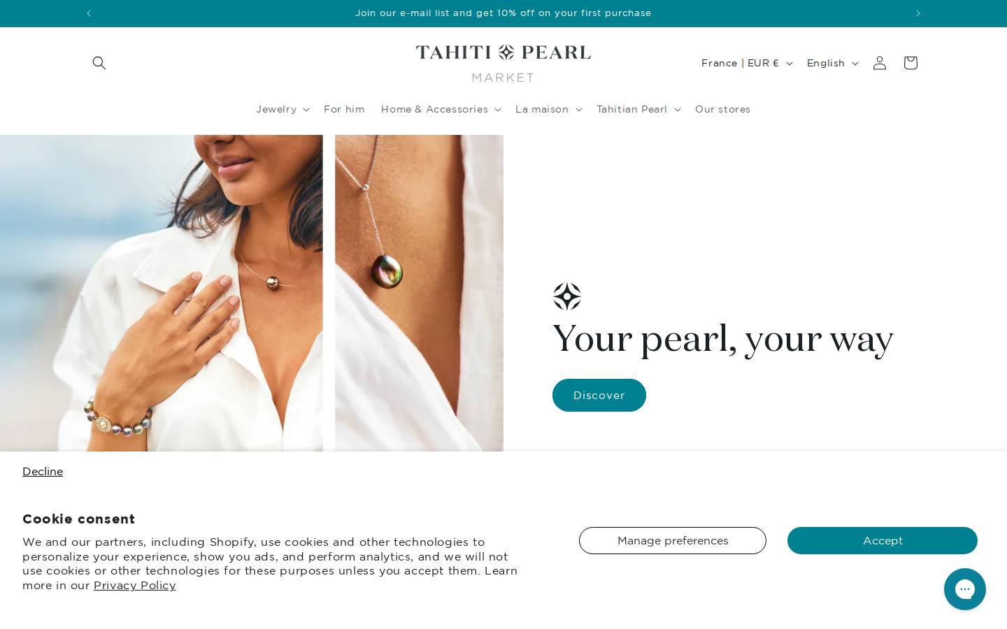tahitipearlmarket.com homepage screenshot