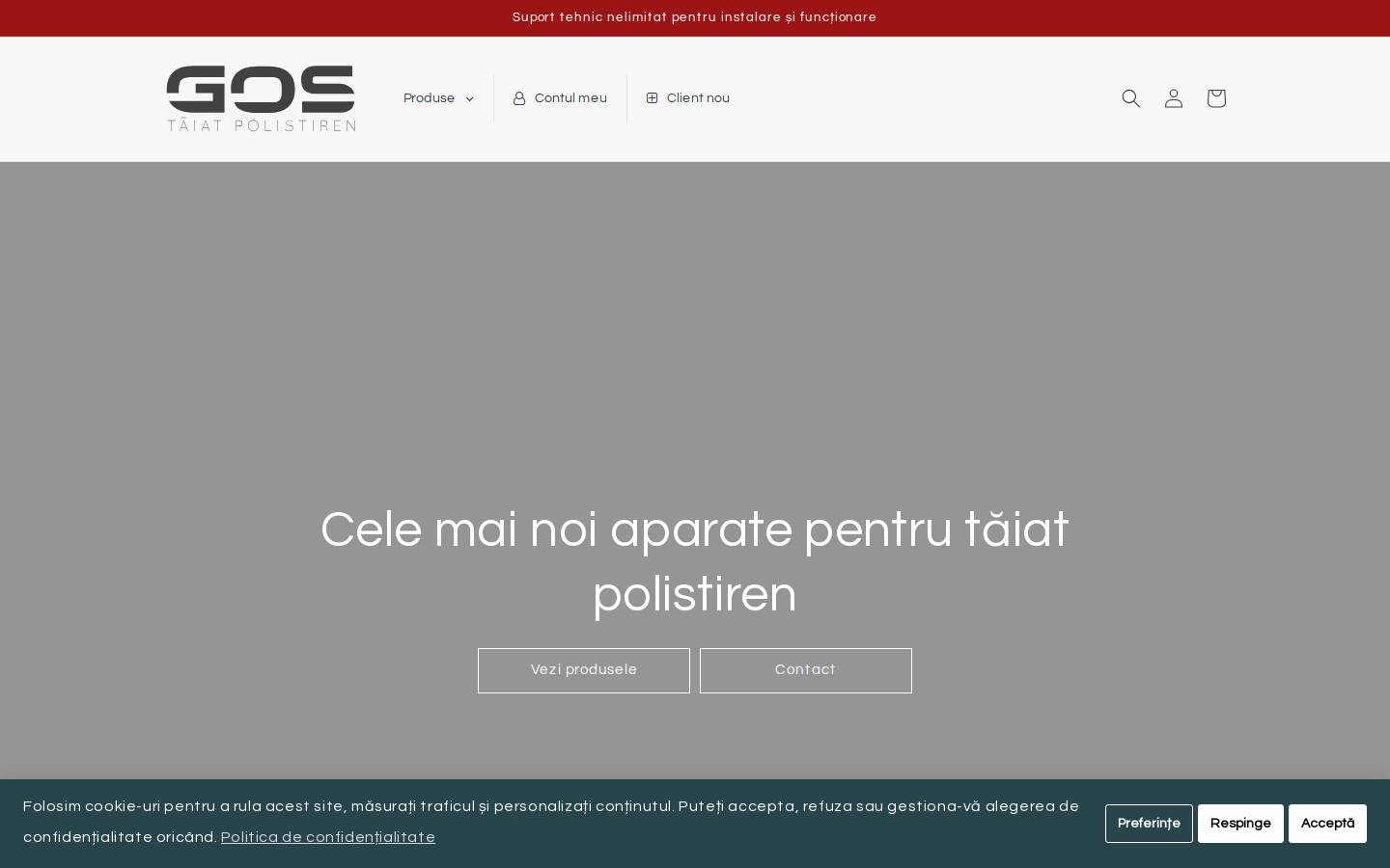 taiatpolistiren.ro homepage screenshot