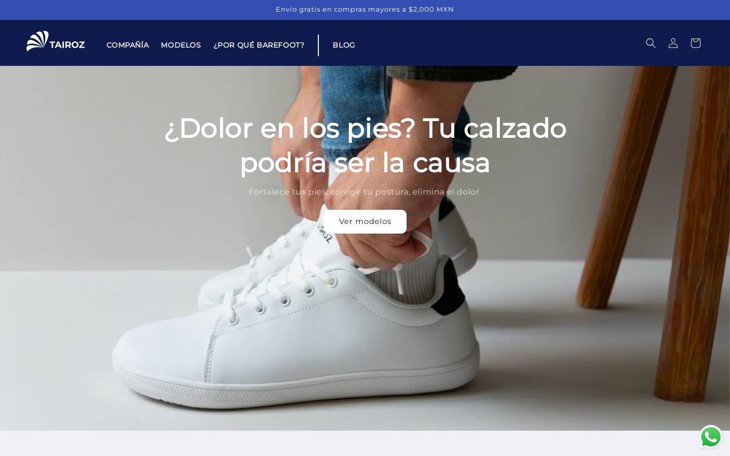 tairoz.com homepage screenshot