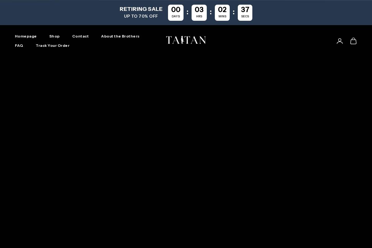 Taitan Cookware homepage screenshot