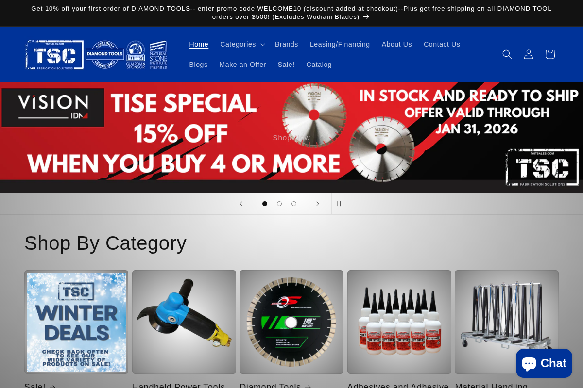 TSC homepage screenshot