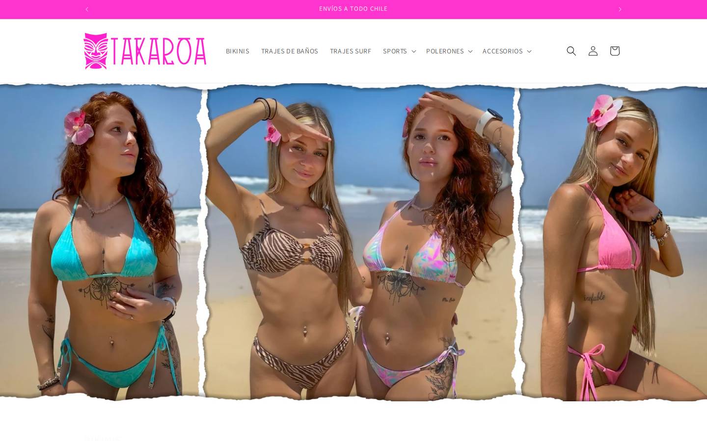 takaroa.cl homepage screenshot