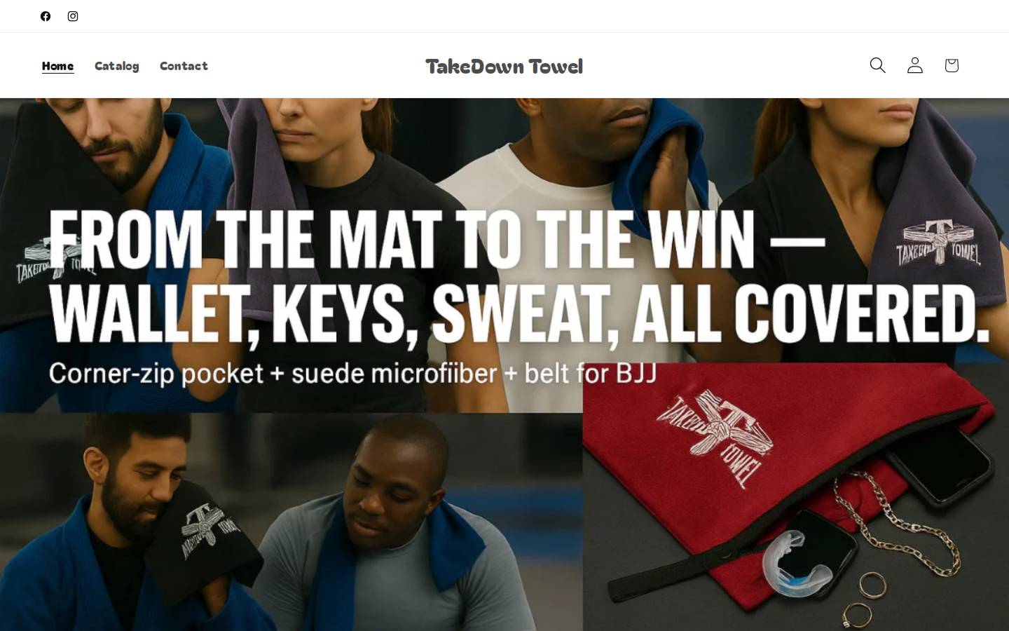 takedowntowel.com homepage screenshot
