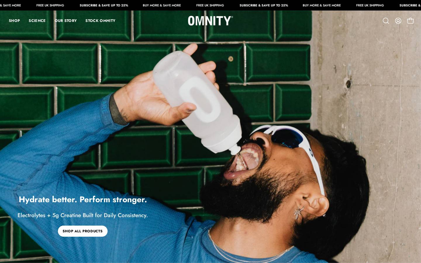 OMNITY homepage screenshot