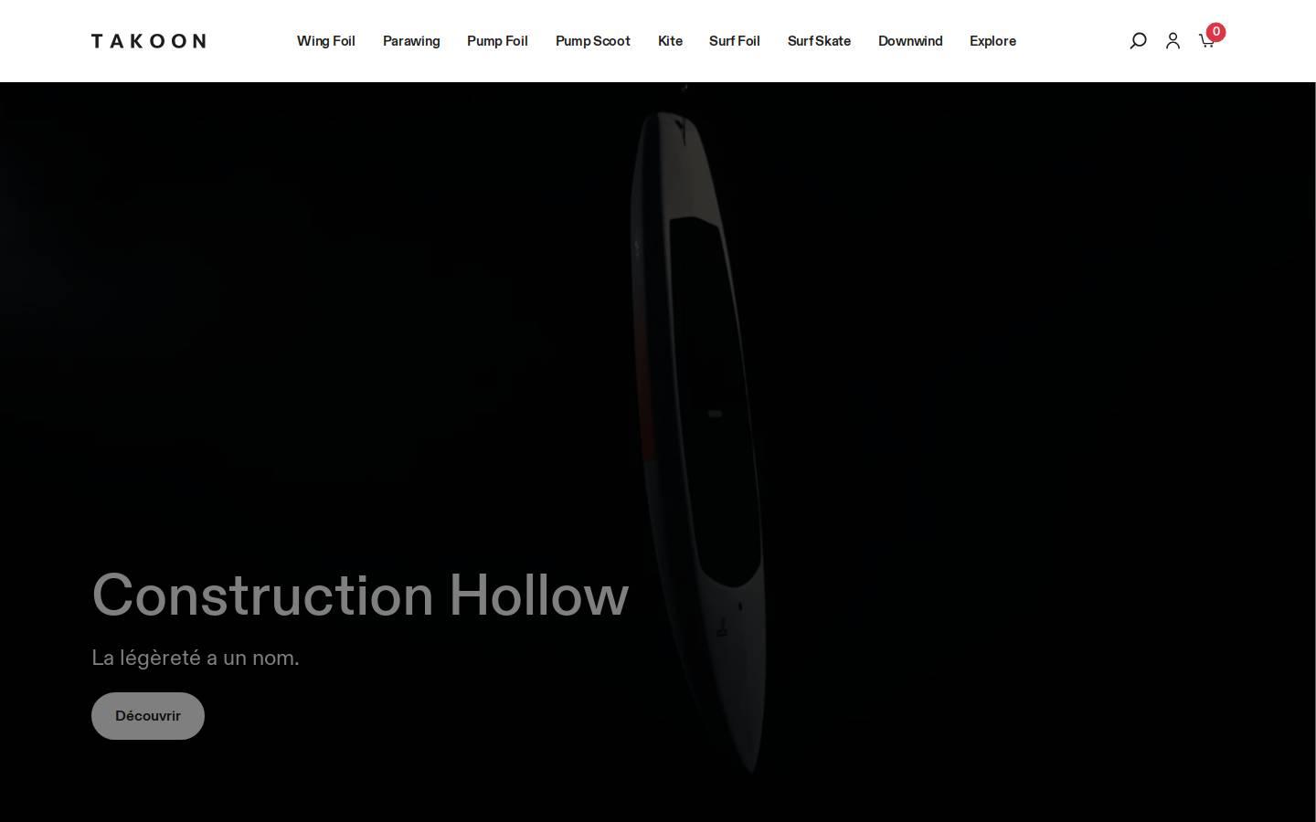 Takoon homepage screenshot