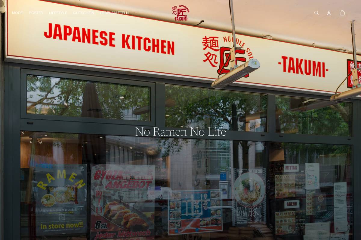 takumishop.org homepage screenshot