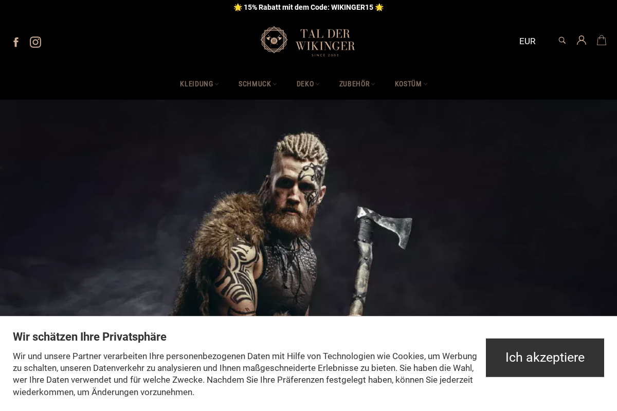 Tal Der Wikinger homepage screenshot