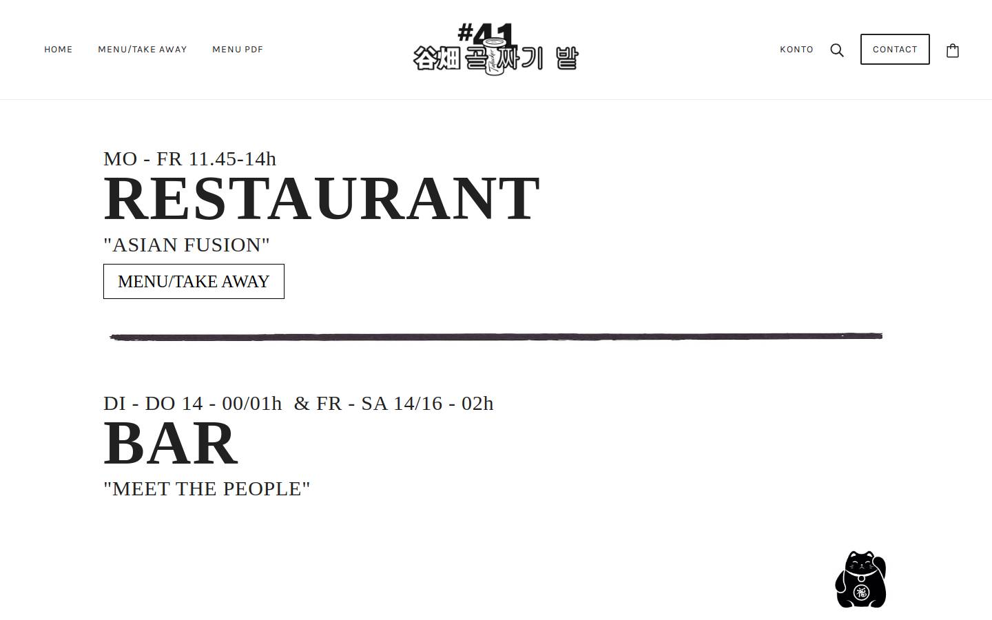 talacker41.ch homepage screenshot