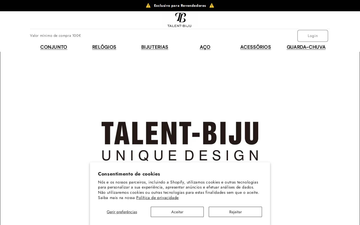 talentbiju.pt homepage screenshot
