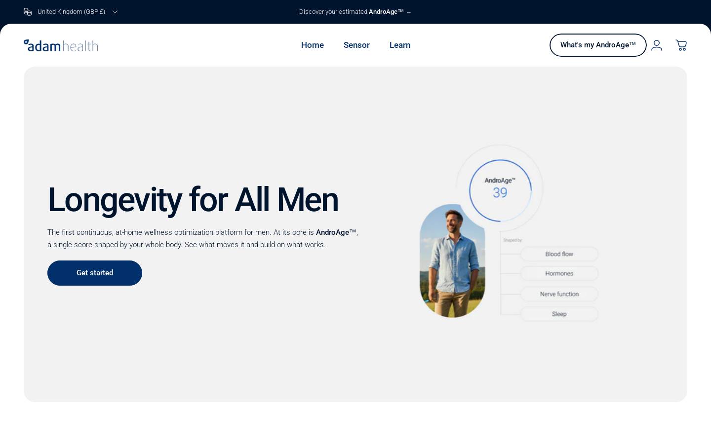 talktoadam.com homepage screenshot