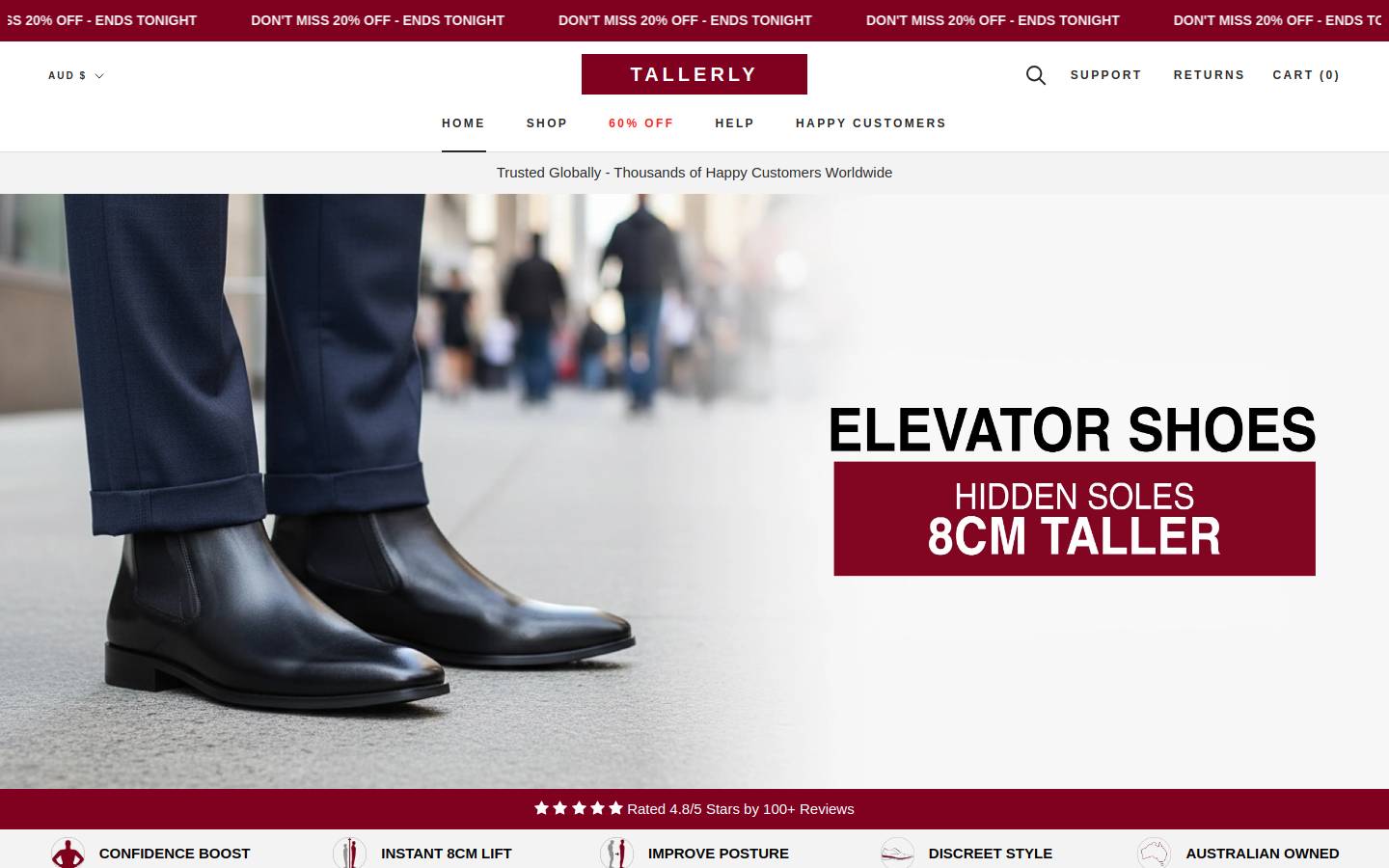 TALLERLY™ homepage screenshot