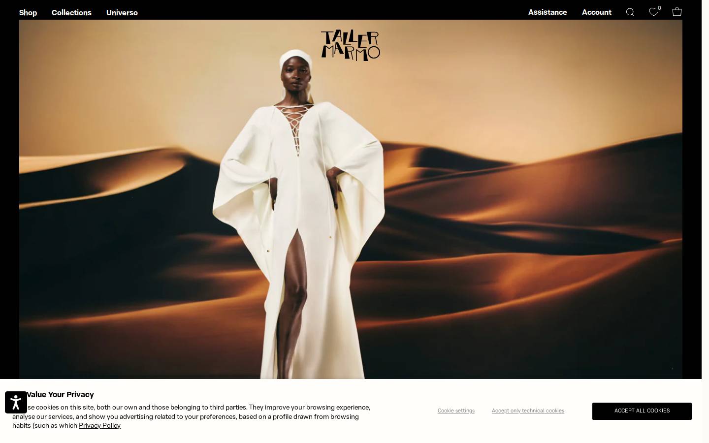 Tallermarmo homepage screenshot