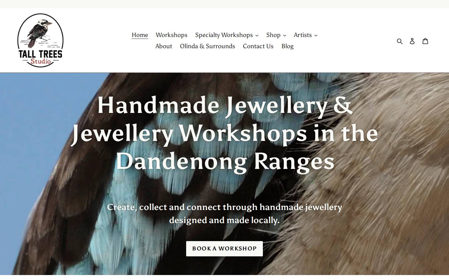 talltreesstudio.com homepage screenshot