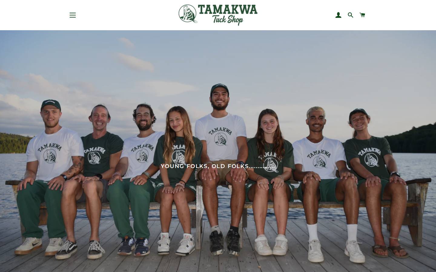 tamakwatuckshop.com homepage screenshot