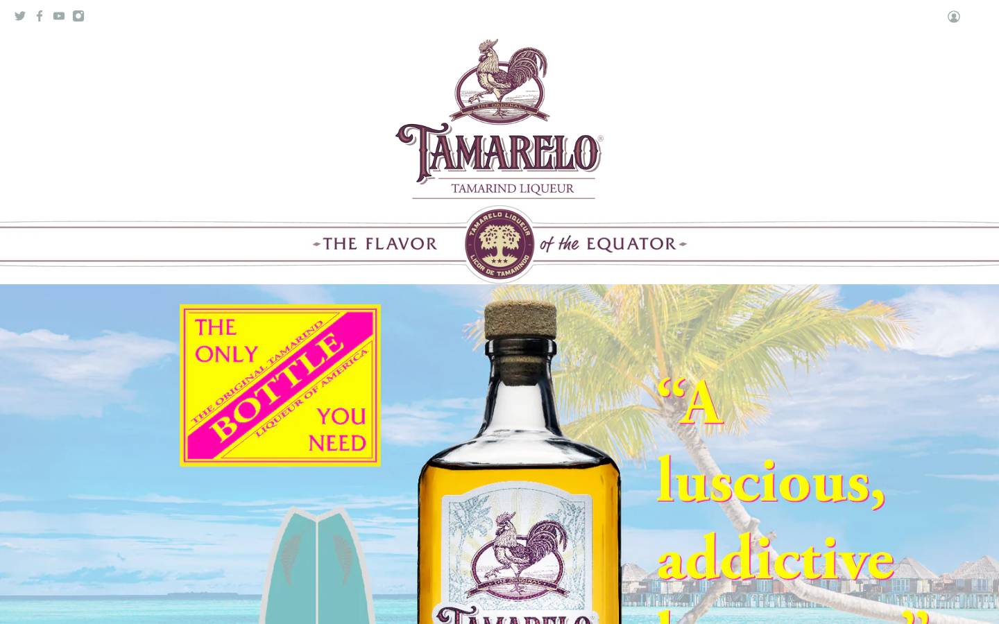 tamarelo.com homepage screenshot