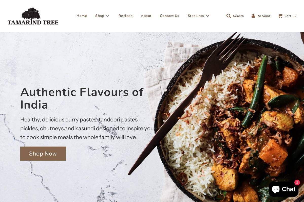 tamarindtree.com.au homepage screenshot