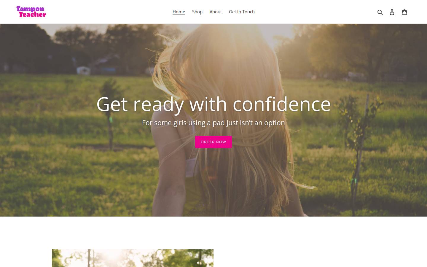 tamponteacher.store homepage screenshot