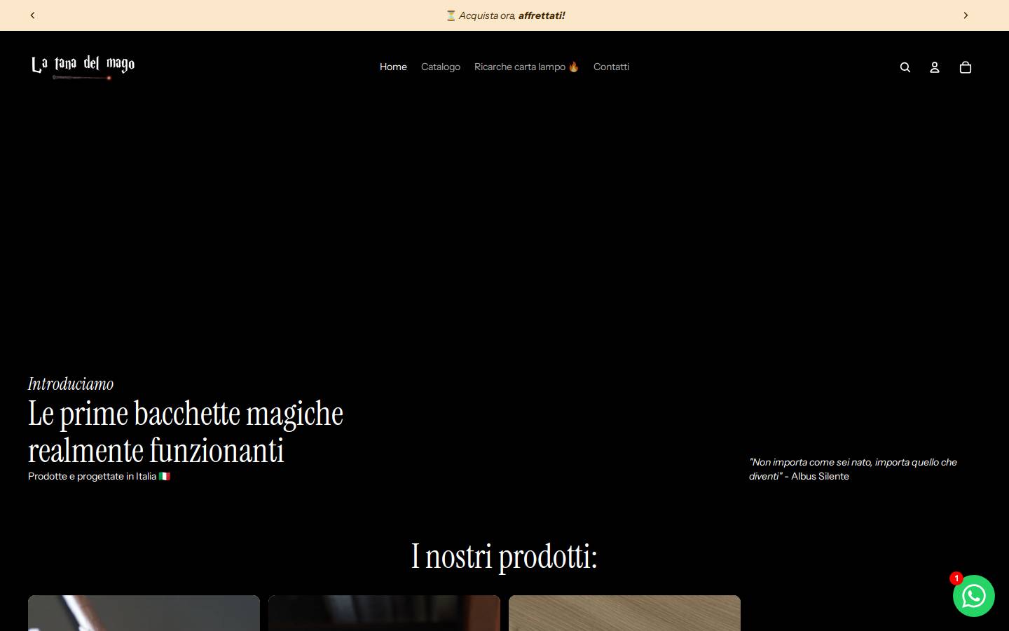 tanadelmago.com homepage screenshot