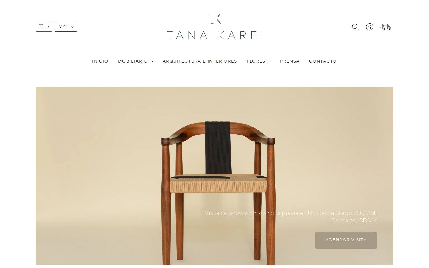 tanakarei.com homepage screenshot