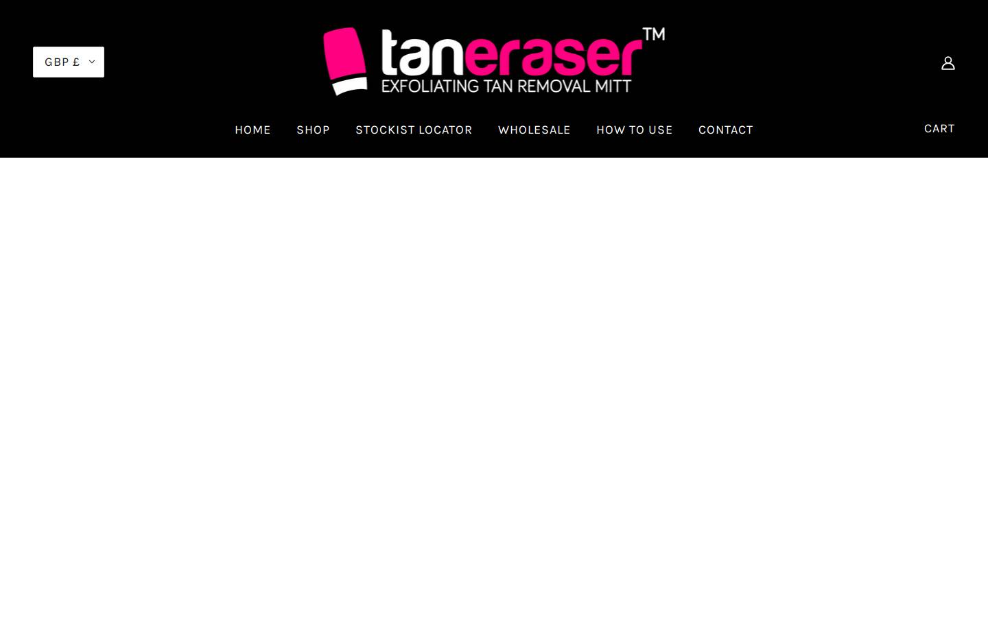 taneraser.com homepage screenshot