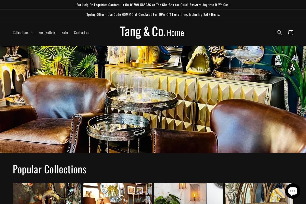 tangand.co.uk homepage screenshot