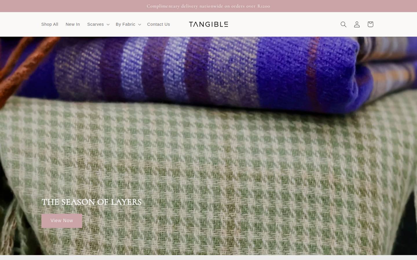 tangibleco.co.za homepage screenshot
