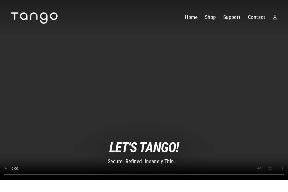 Tangogrip homepage screenshot