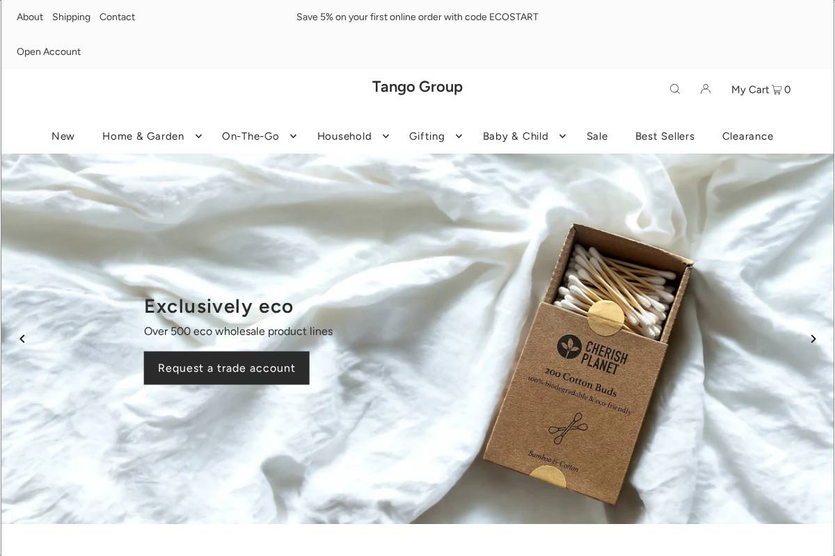 tangogroup.co.uk homepage screenshot