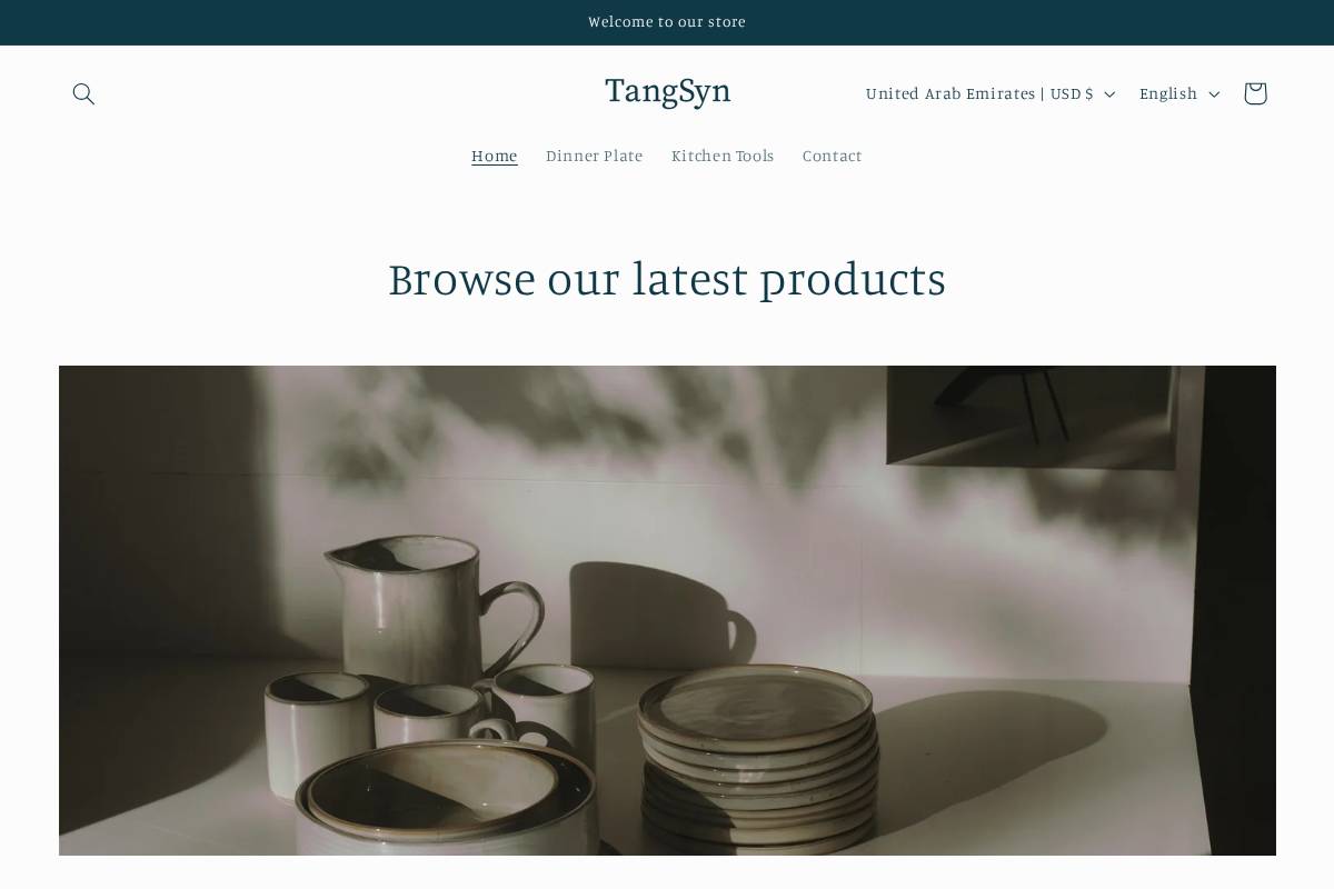 tangsyn.com homepage screenshot