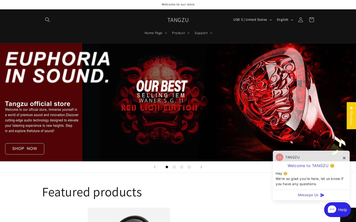 tangzu.net homepage screenshot