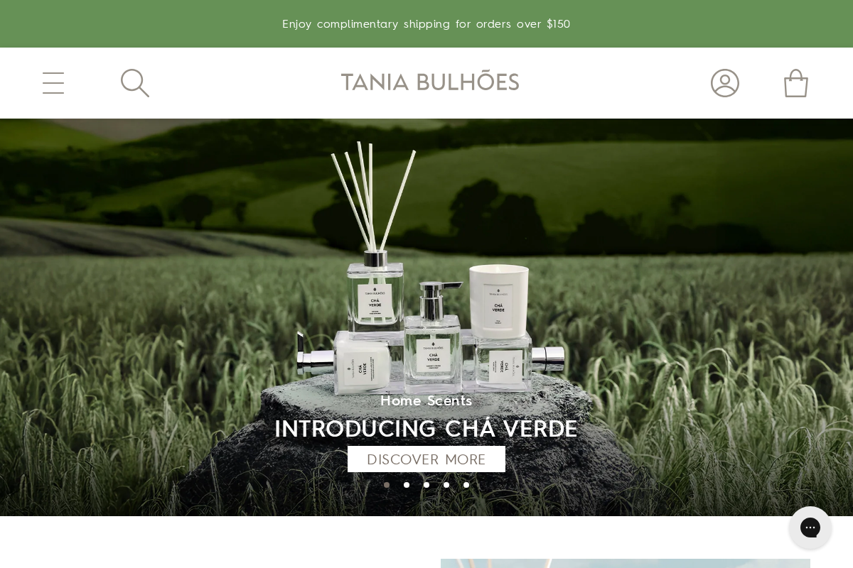 Tania Bulhões homepage screenshot