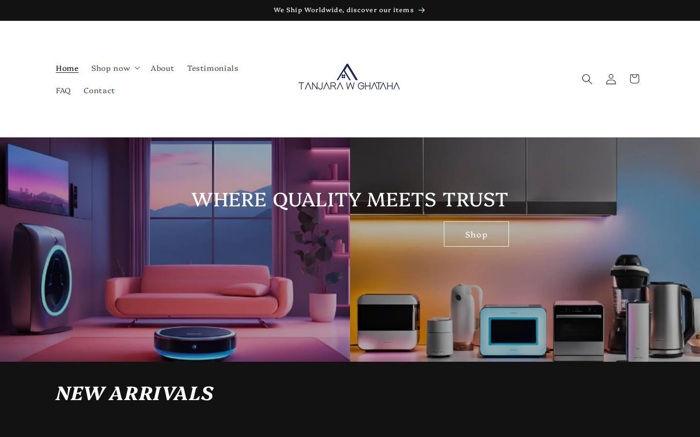 tanjarawghataha.com homepage screenshot