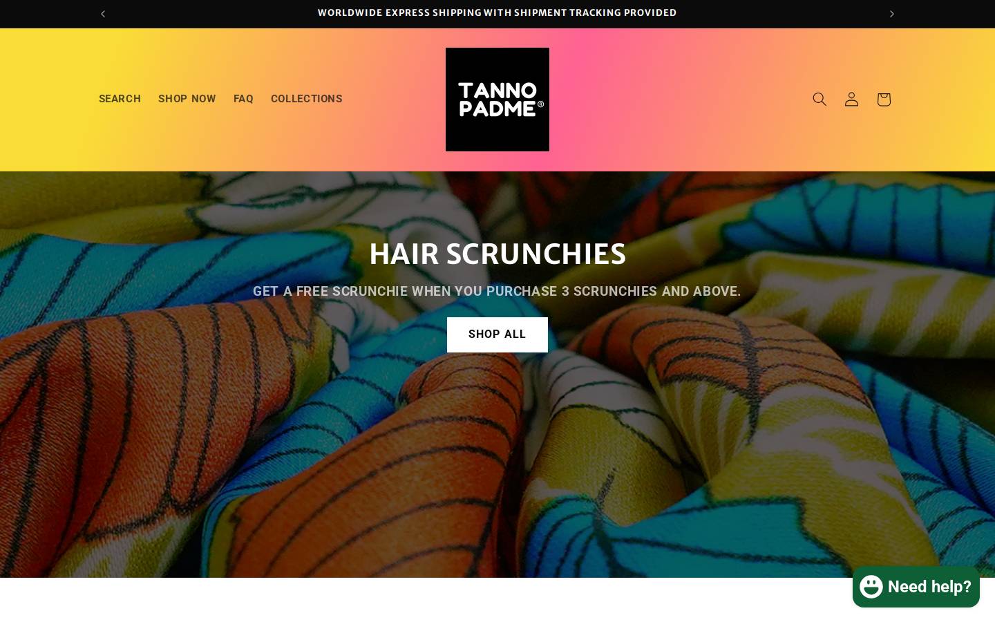 tannopadme.com homepage screenshot