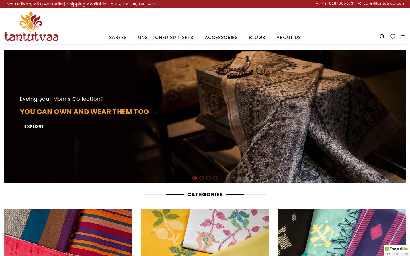 tantutvaa.com homepage screenshot