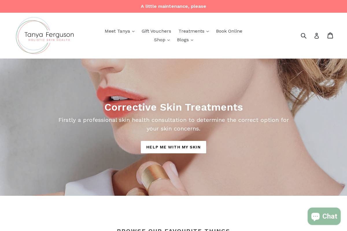 tanyaferguson.com.au homepage screenshot