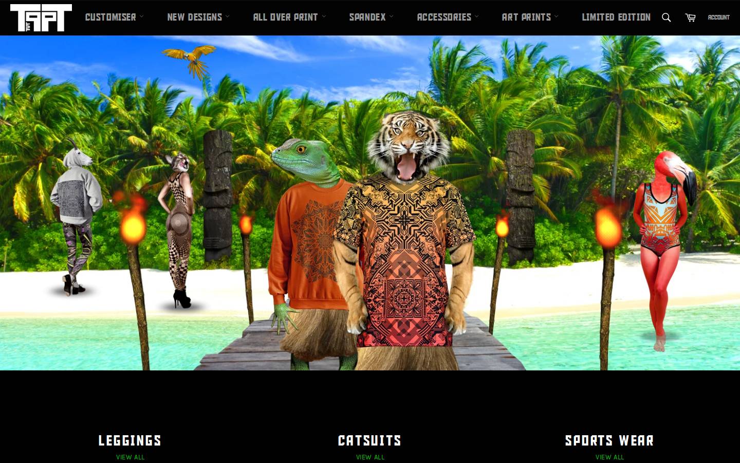 tapt.co.uk homepage screenshot