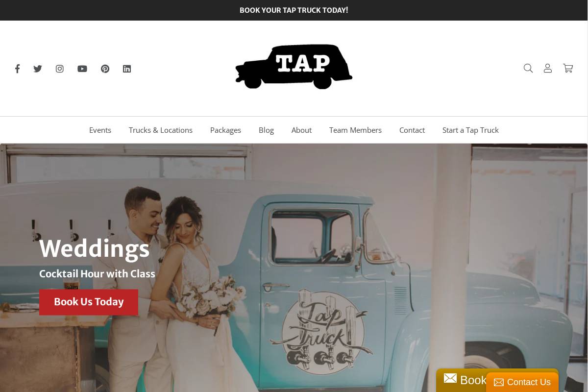 taptruckusa.com homepage screenshot