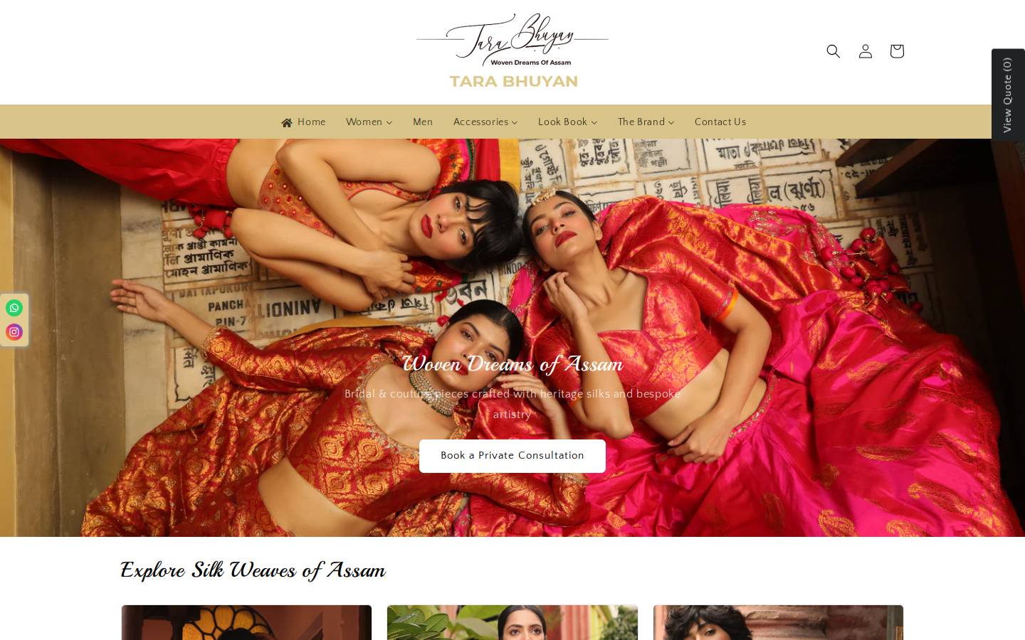 tarabhuyan.com homepage screenshot