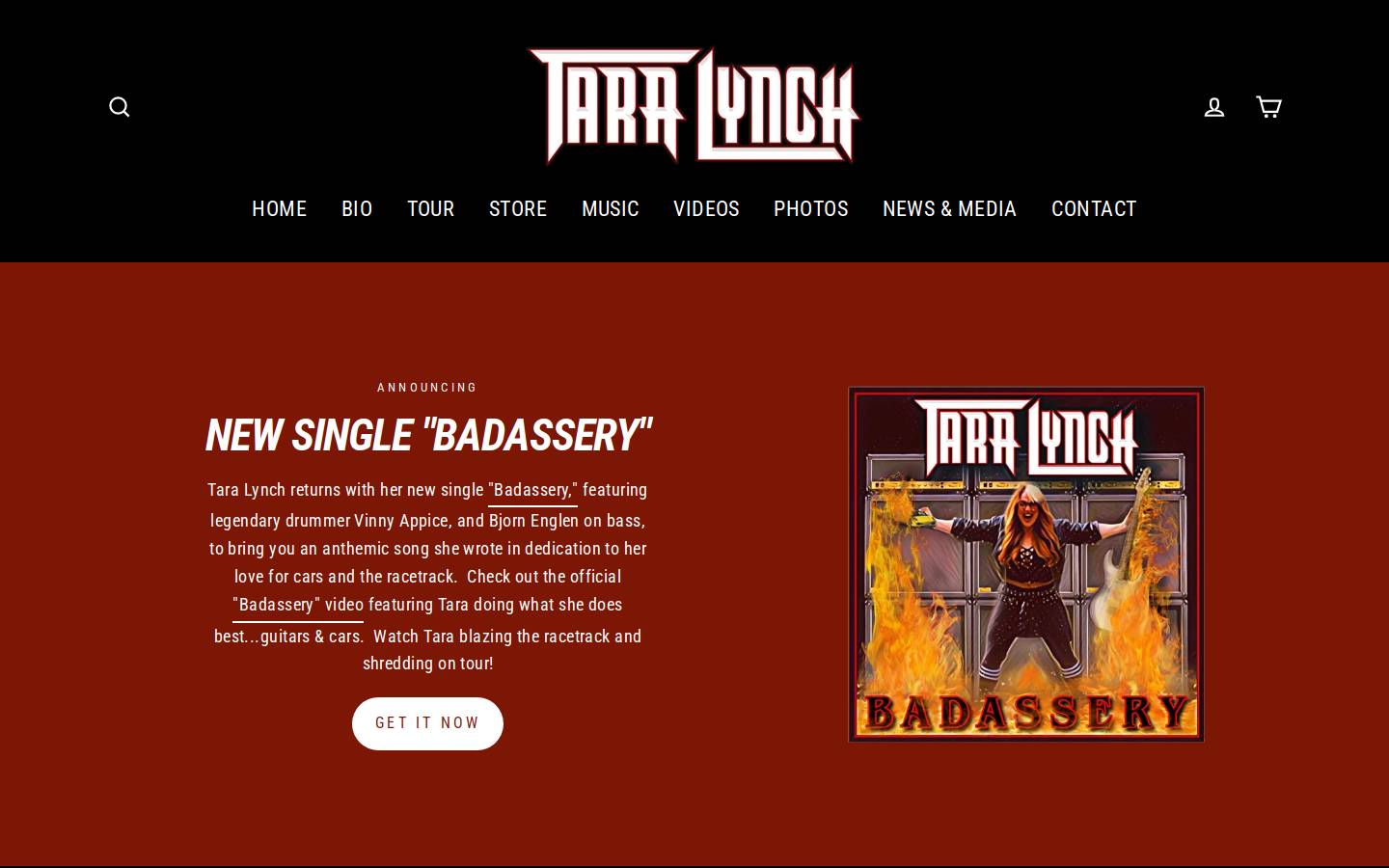 taralynch.com homepage screenshot