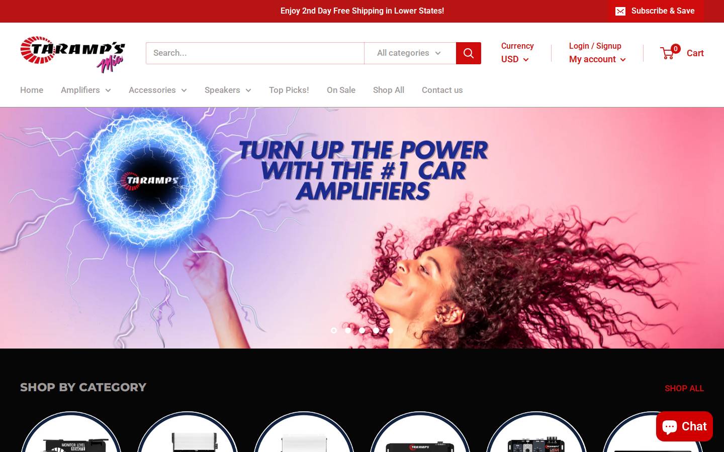 tarampusa.com homepage screenshot